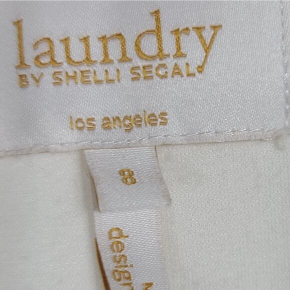 Laundry by Shelli Segal White Zip Crop Jacket - Picture 8 of 8